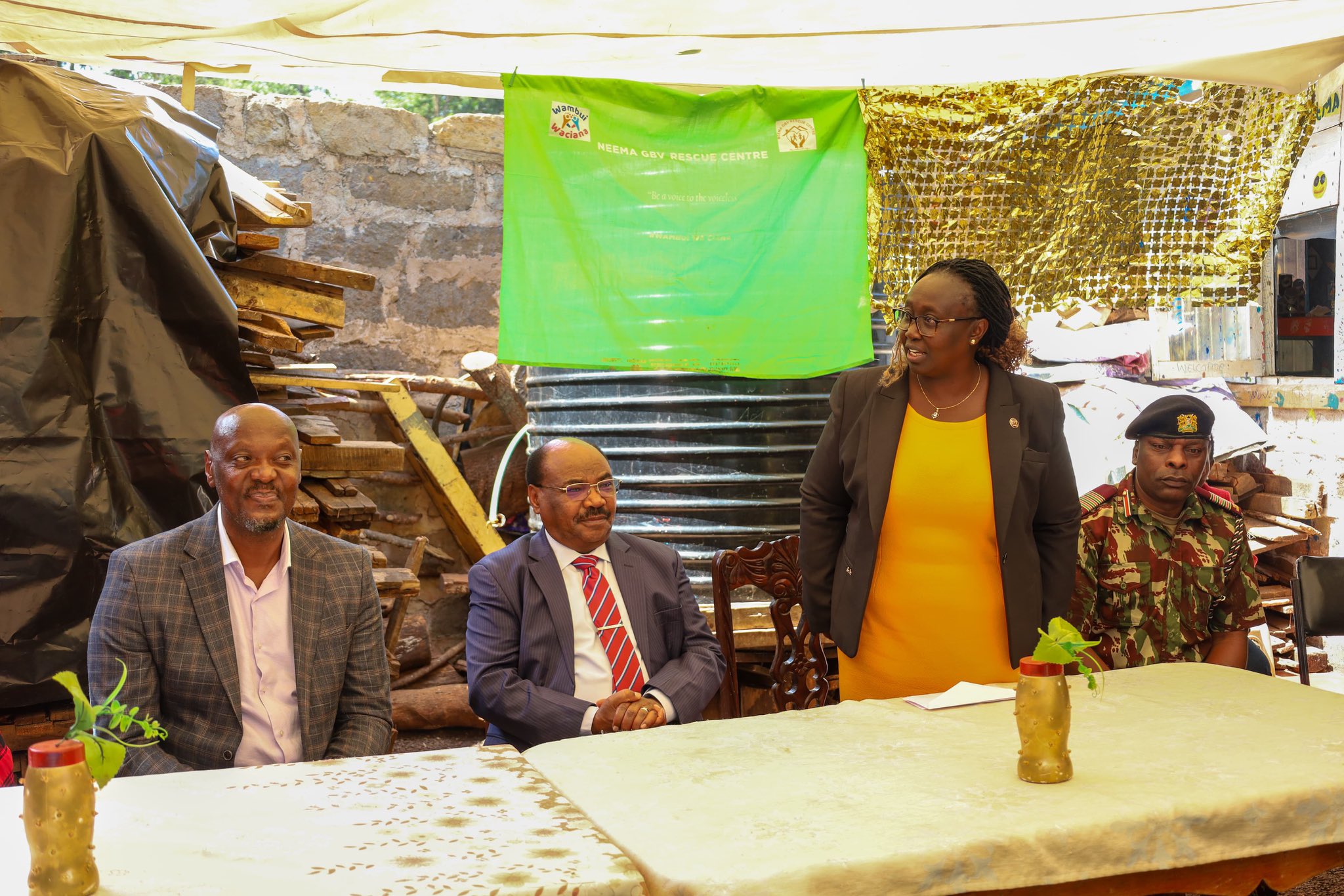 Official Visit to Neema GBV Rescue Center